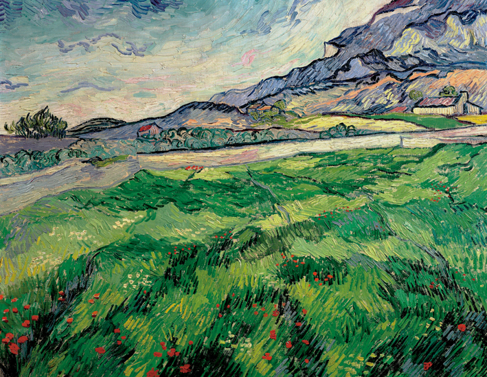  文森特·威廉·梵高  Vincent Willen Van Gogh —— 绿色的田野 (2)